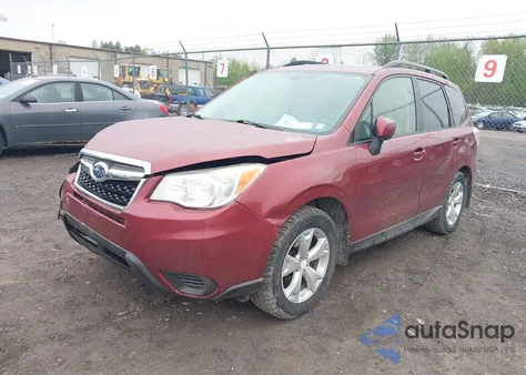 2015 Subaru Forester 2.5I Premium from USA, damaged, VIN JF2SJADC7FH407695